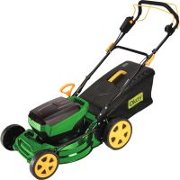 Neu & 70.- günstiger: Rasenmäher Akku 2x18 V Pro von Landi