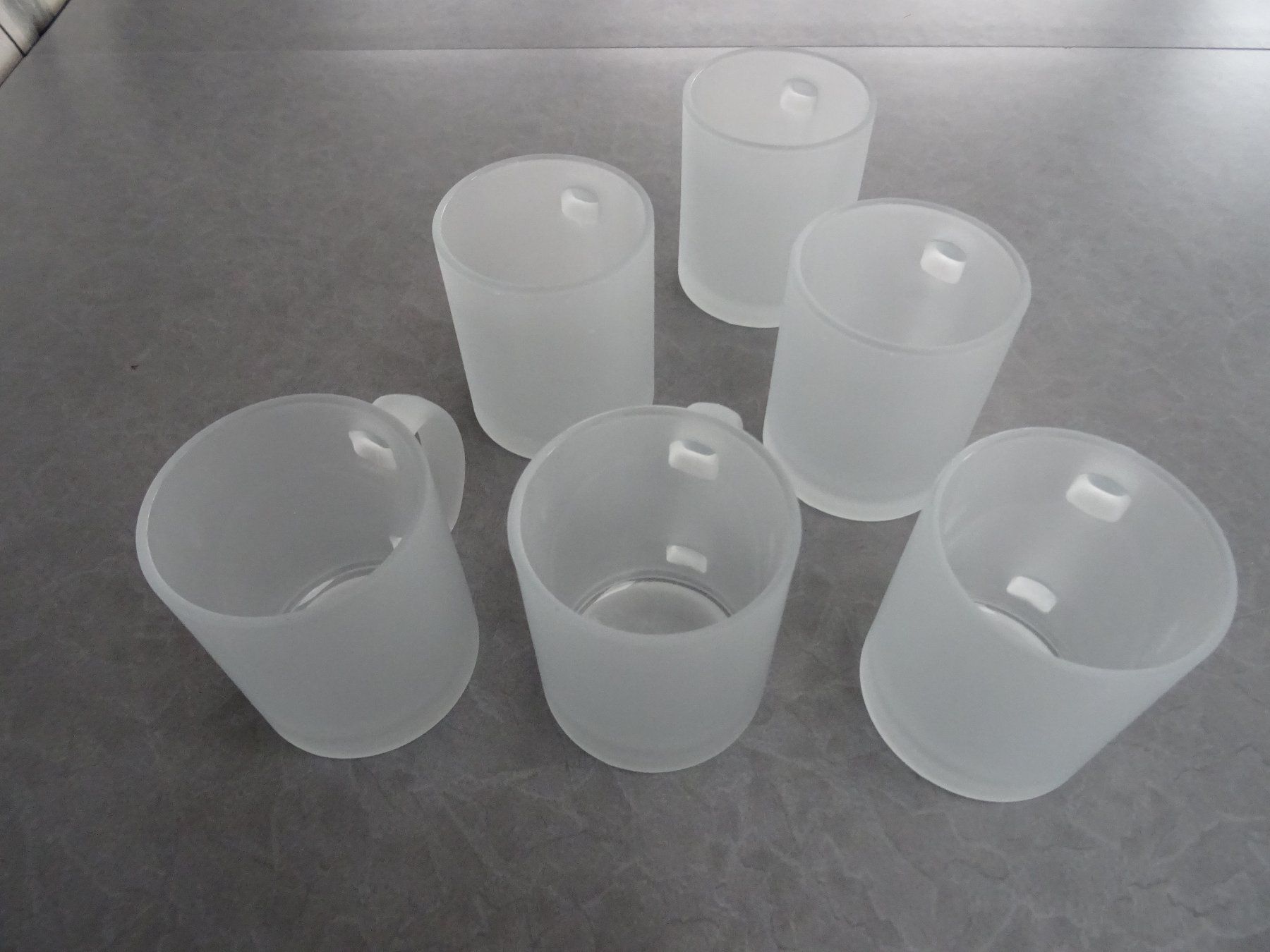 Tazze: 6 Henkel Glas Tassen – Nuovo (secondo la descrizione) da Rothrist venduto da heinrich1966