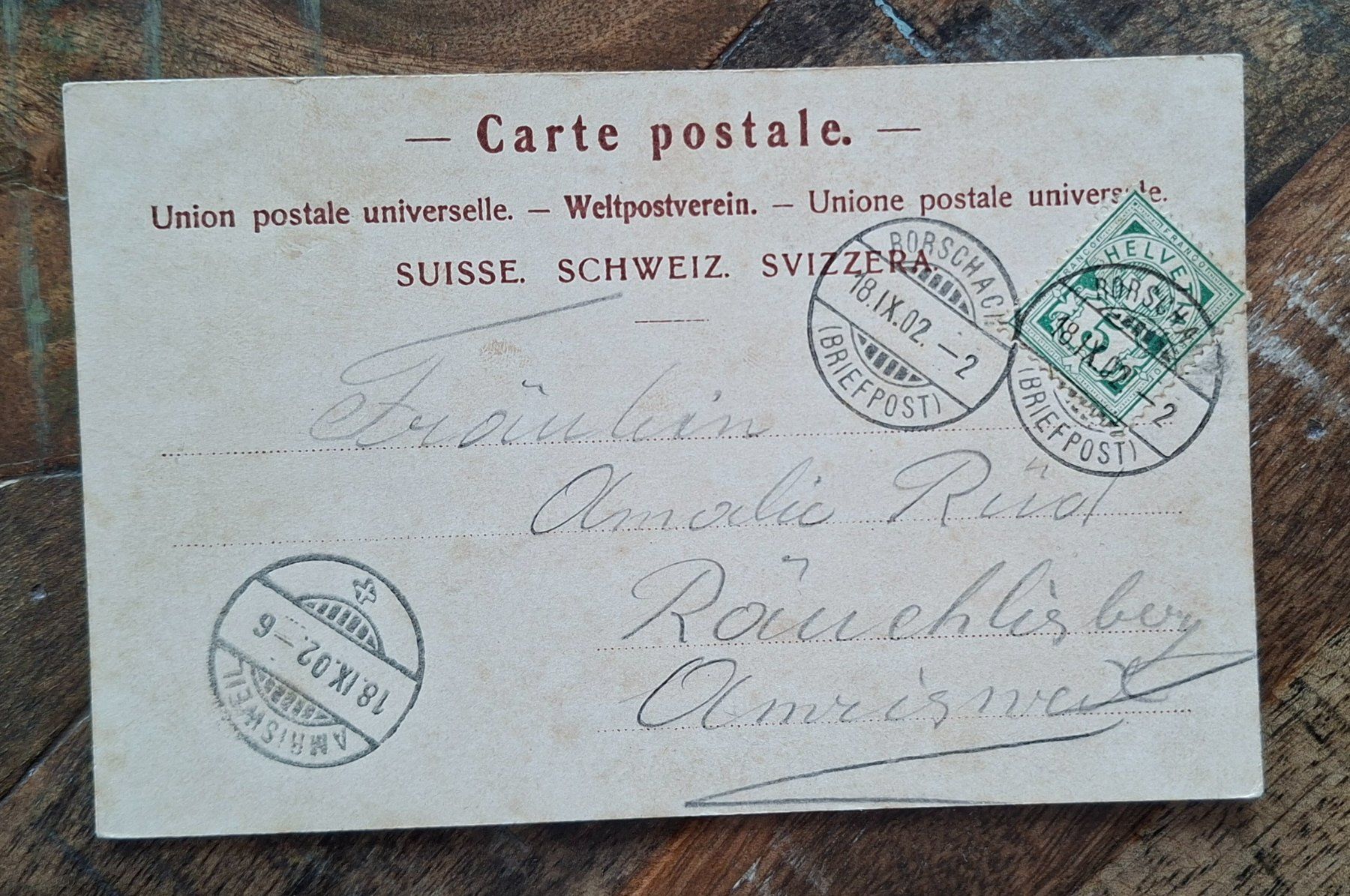 Cartes postales: Gondelhafen Rorschach 1902 – D'occasion à Dielsdorf par Janisjan 1