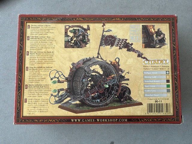Kit di modellismo & Modellini statici: Warhammer - Tow - Skaven - Todesrad - Pro bemalt – Usato da Biberstein venduto da Lou13lou 6