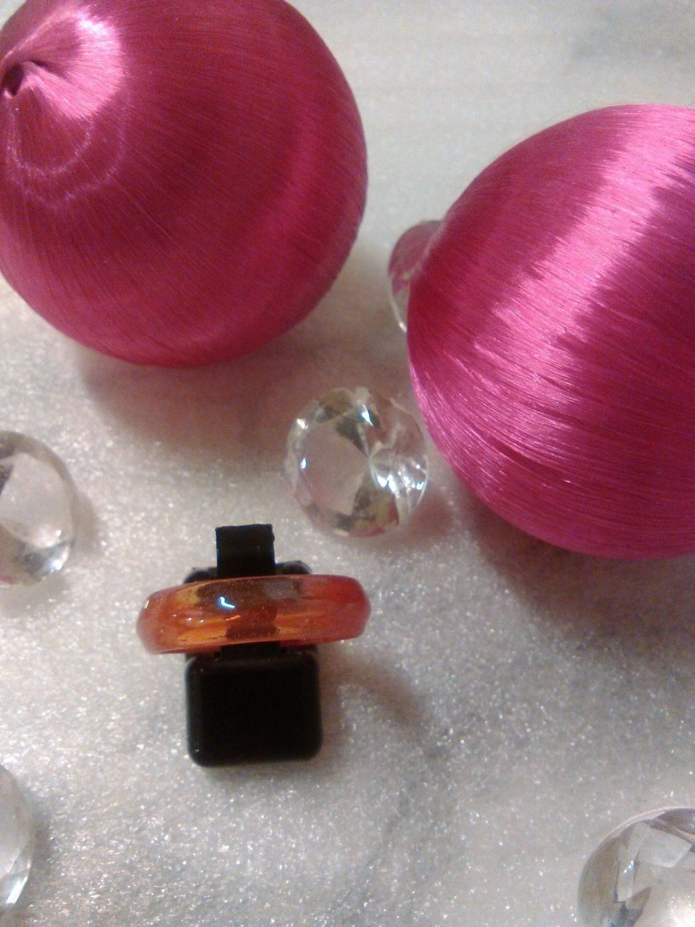 Anelli: ring aus echt strass,orange farbe – Nuovo (secondo la descrizione) da Basel venduto da bijoutrie_4 3