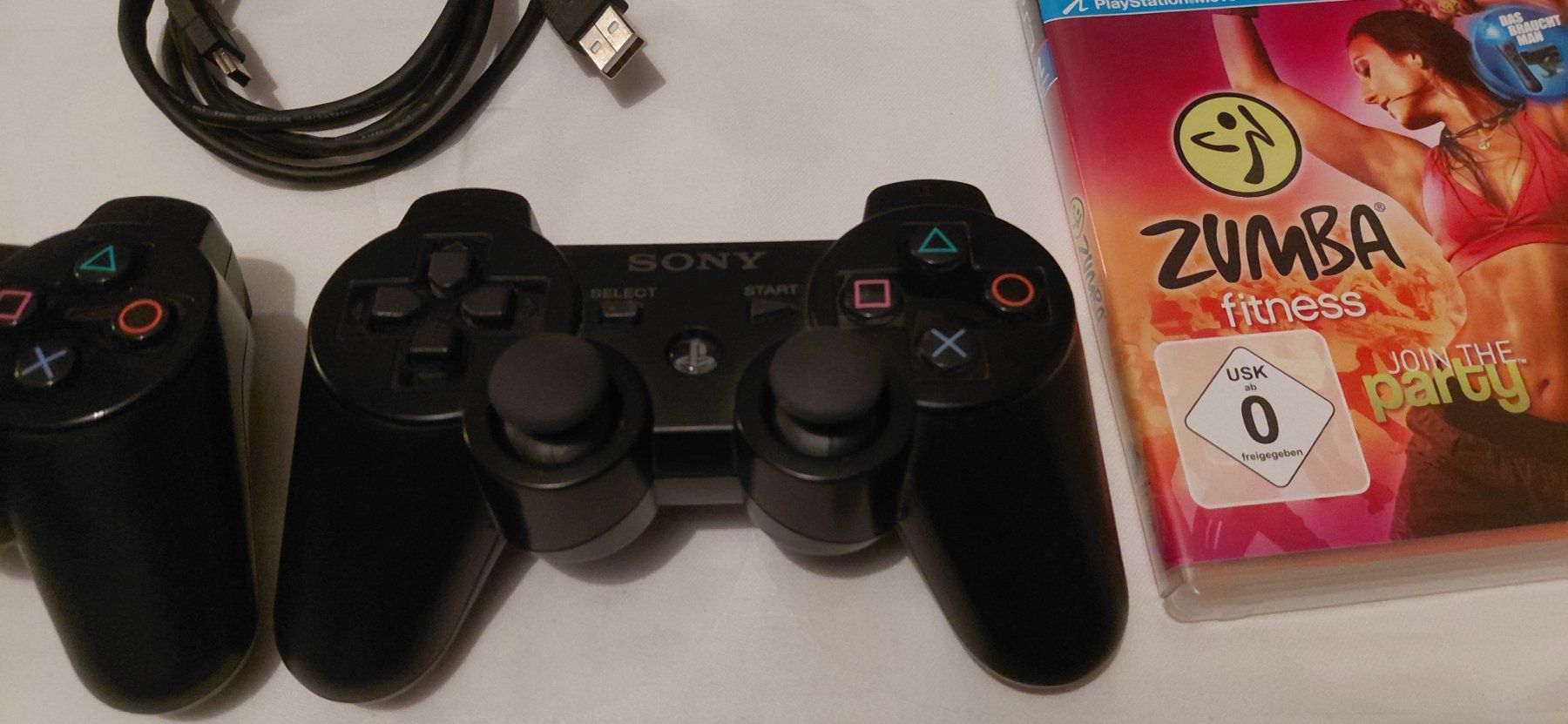 Sony Controller: PS3 Controller Original Duo Top Zustand / Ladekabel + Spiel – Usato da Gretzenbach venduto da Uli1980 1