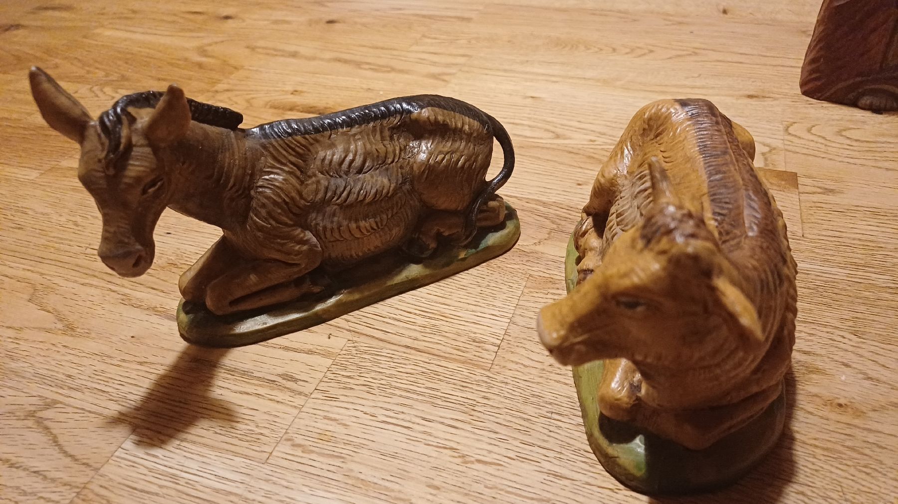 Statuette: 1 Kuh und 1 Esel gross Krippenfiguren – Usato da Flawil venduto da Naphtali 2