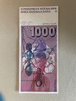 Banknote 1000.- (Ameise) Banknotenserie (1976) / siehe SNB