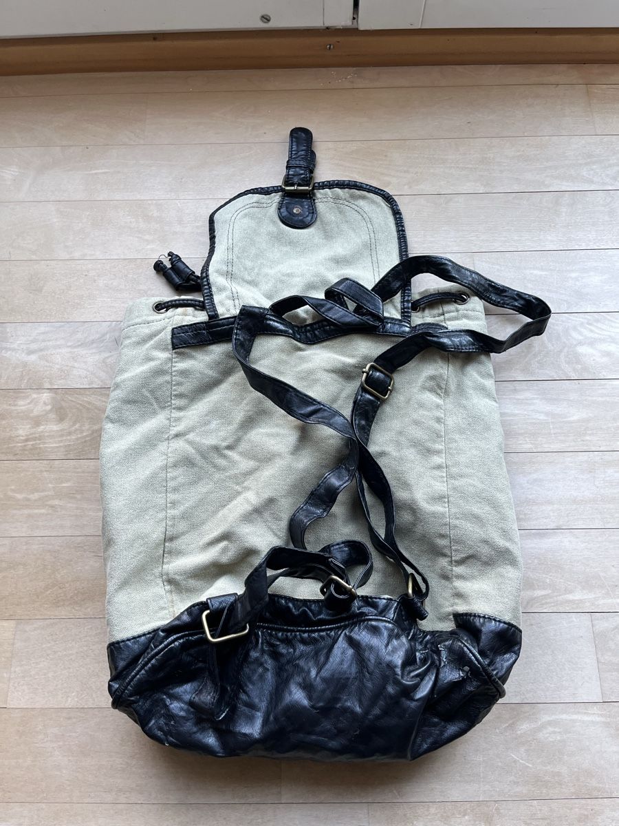 Zaini: Canvas & Faux Leather Backpack! – Usato da Luzern venduto da nad_2my8 3