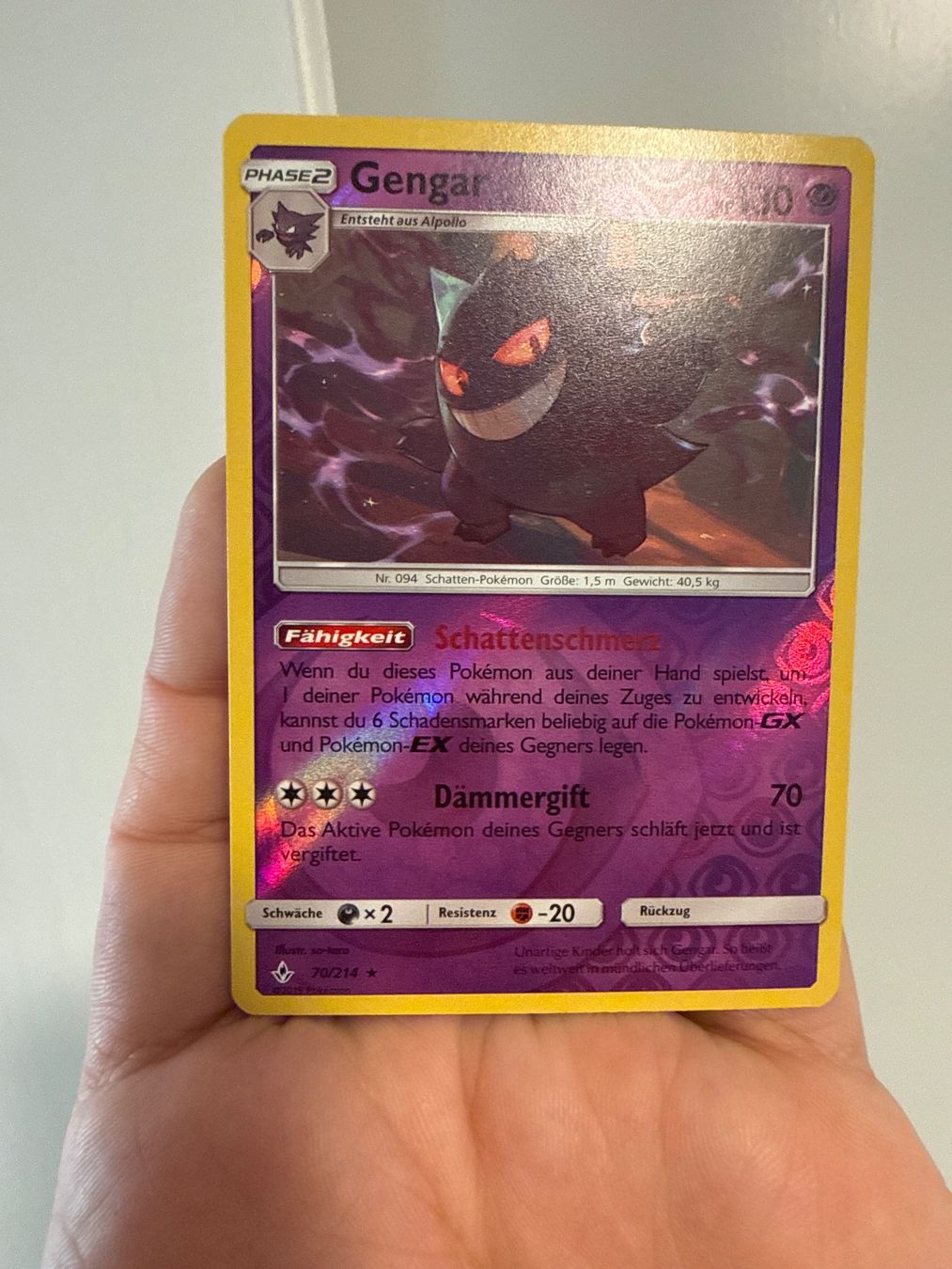 Cartoline: Pokemon Gengar Unbroken Bonds – Usato da Frauenfeld venduto da Poke_Toniii 1