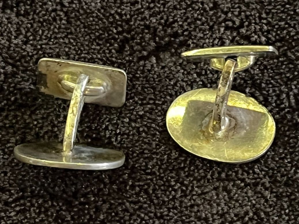 Gemelli: Manschettenknöpfe Silber 800 – Usato da Bettwiesen venduto da wicking27 1