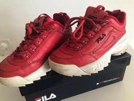 FILA Distruptor Leder Sneaker, Gr.35 1/2