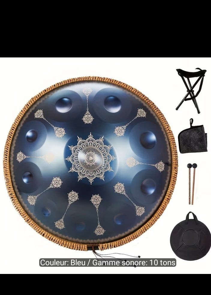 Musikinstrumente: Handpan 9 notes – Neu (gemäss Beschreibung) aus Petit Lancy von Andrey9