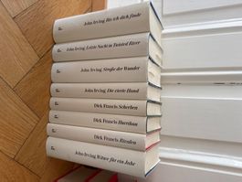 8 Bücher John Irving und Dick Francis gebraucht
