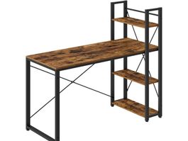 Schreibtisch Computertisch mit Regalen Homeoffice Büro NORIX