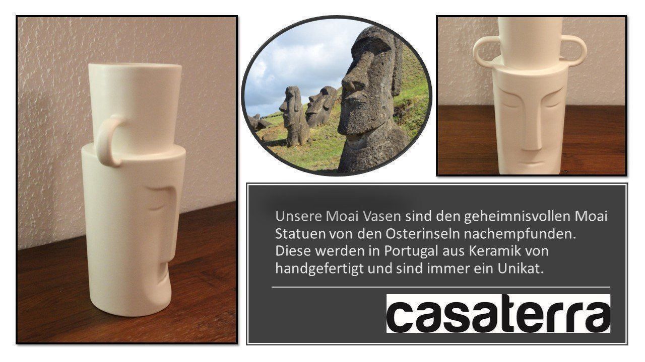 Vasi & Recipienti: Vasen aus Keramik - Modell Moai – Nuovo e nell'imballaggio originale da Erlen venduto da casaterra
