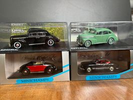 Lot an vier verschiedenen Modell Autos