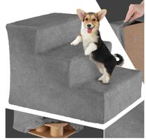 Haustiertreppe Paw Path grau für Hunde und Katzen, ultrawei