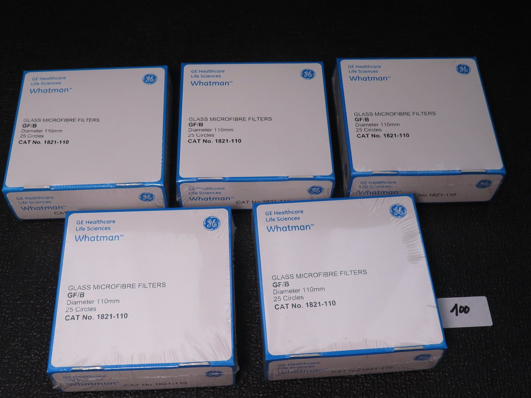 Altri elettrodomestici e apparecchi d’epoca: 5x Whatman Glasfaserfilter GF/B 110mm NEU OVP – Nuovo e nell'imballaggio originale da Basel venduto da Deko1