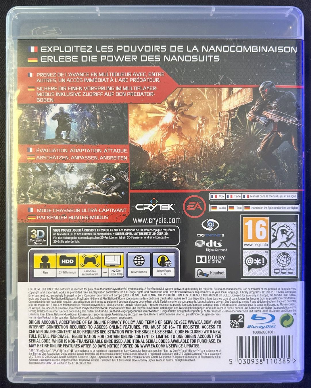Jeux: PS3 game "Crysis 3 - Hunter Edition" – D'occasion à Corminboeuf par Ld6NVToZQe 1