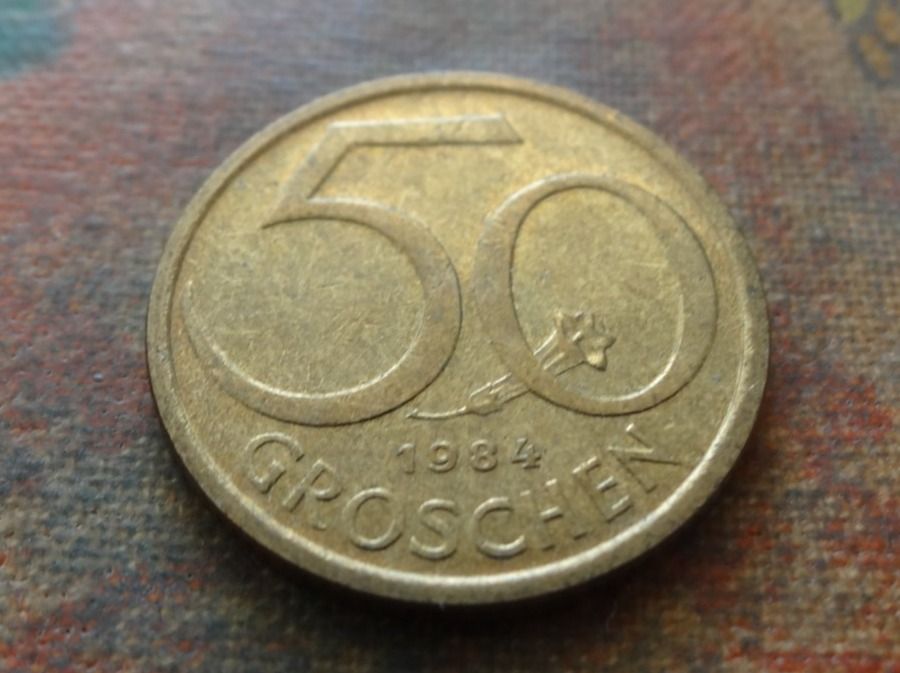 Tutti le monete: AUTRICHE  50  Groschen  1984 – Usato da Romanel-sur-Lausanne venduto da Swift13