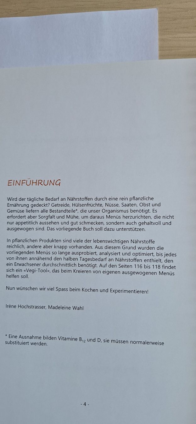 Bücher: 1 Kochbuch vegan – Neu (gemäss Beschreibung) aus Achseten von schwiri035 1