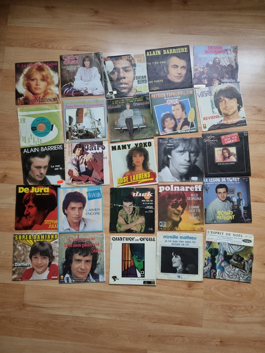 Dischi in vinile: Französische Sänger - Singles – Difettoso da Wädenswil venduto da Patriots