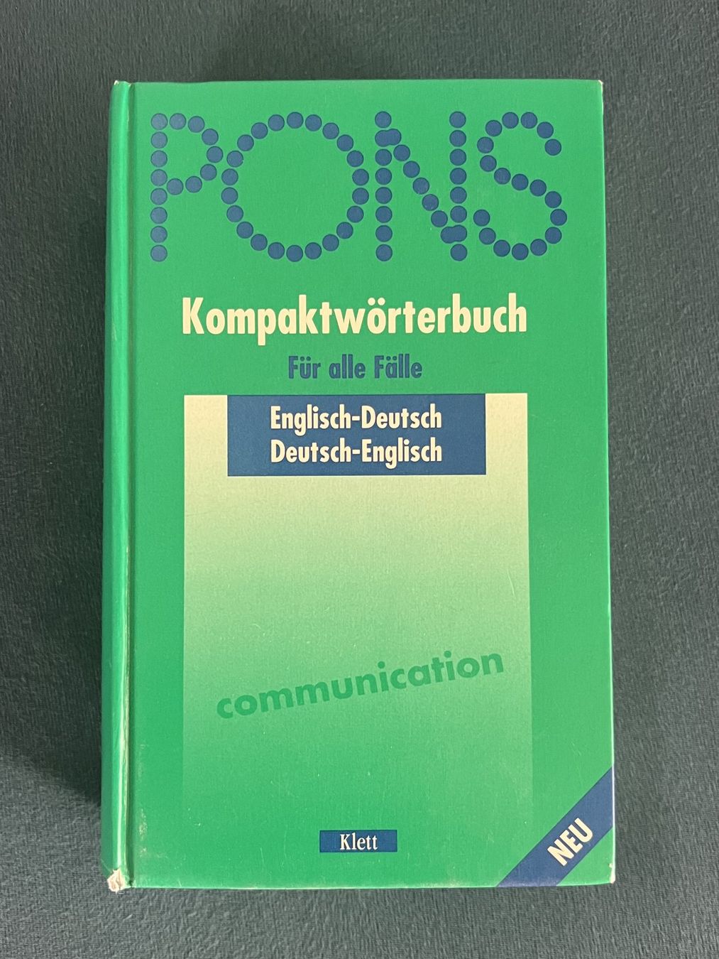 Bücher: PONS Kompaktwörterbuch (Deutsch - Englisch) – Gebraucht aus Gränichen von wiewiorka91