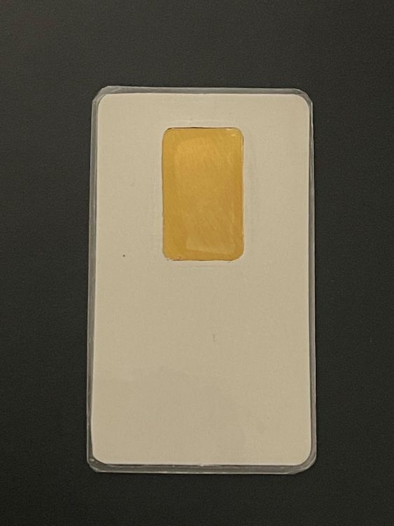 Metalli preziosi: Goldbarren 2g Berner Kantonal Bank – Nuovo e nell'imballaggio originale da Untersiggenthal venduto da byiggy 1