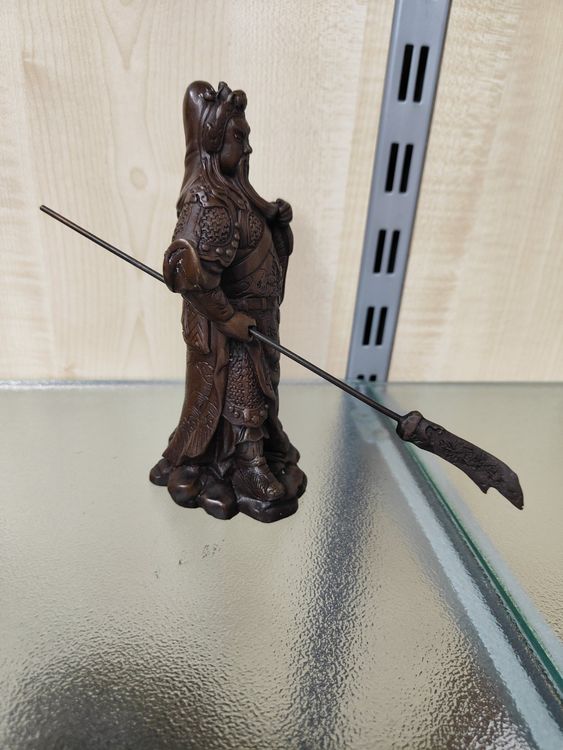 ASIATISCHER GENERAL GUAN YU BRONZEFIGUR SIGN MILO | Kaufen auf Ricardo