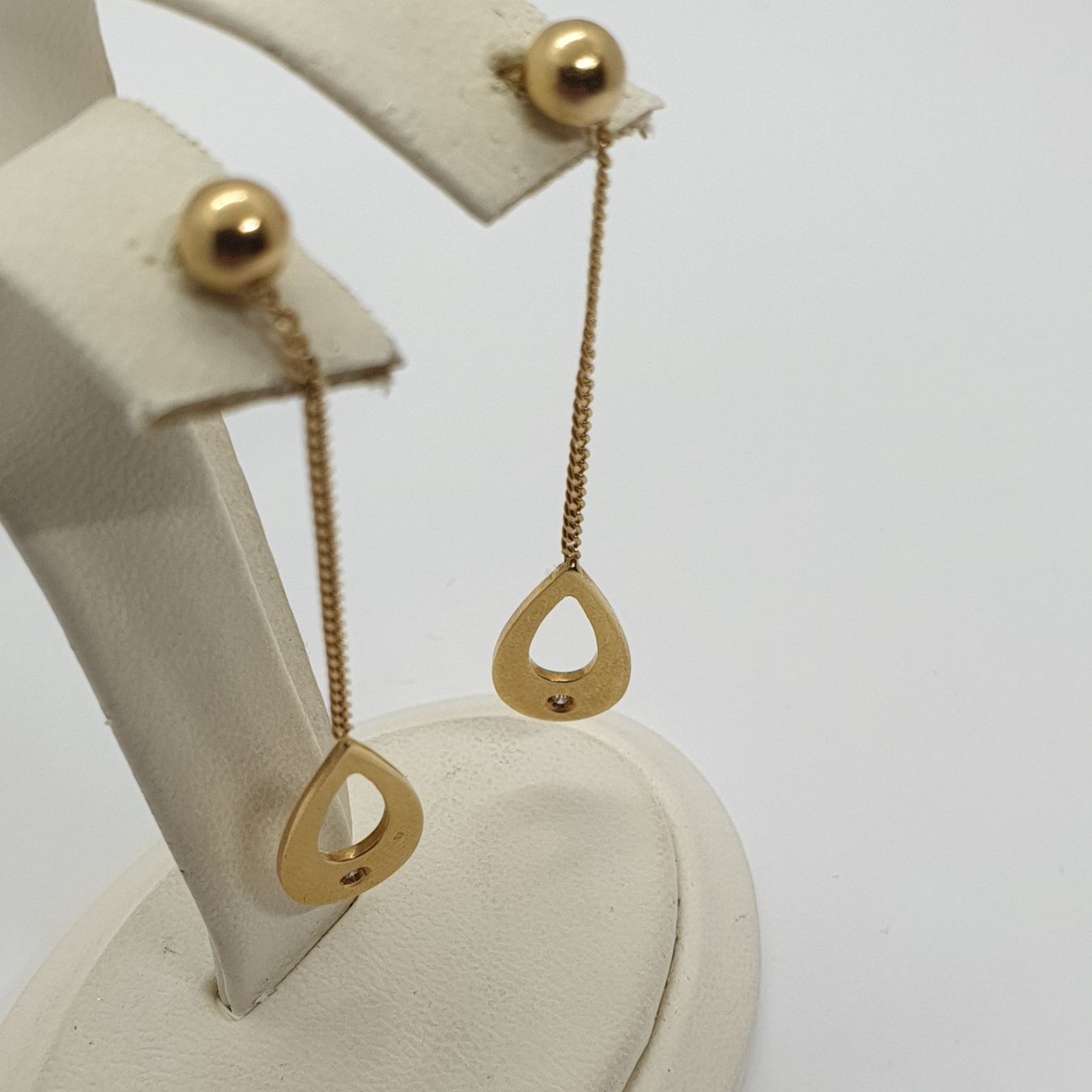Orecchini pendenti & Orecchini a lobo: Echt 18K Gold - Diamant Ohrhänger – Usato da Luzern venduto da Luzern-Goldhaus 2