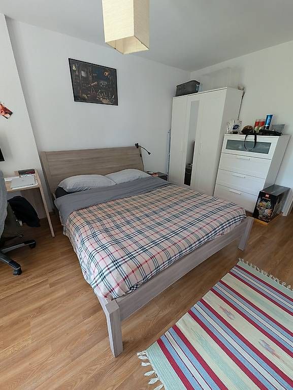 Lits: Double Bed Frame and Slats – D'occasion à Zürich par ale_htf5