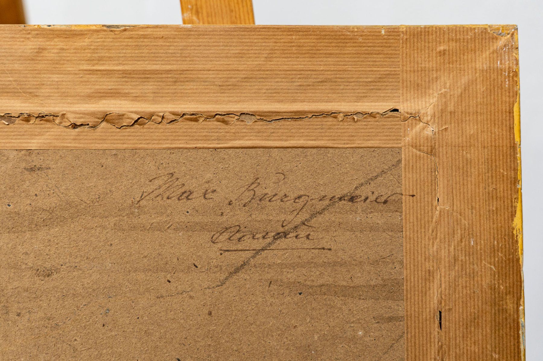 Gemälde: Max Burgmeier "Aarau" - Leinwand, Goldrahmen - Ref. 07/44 – Gebraucht aus Au ZH von BrockiAu 1