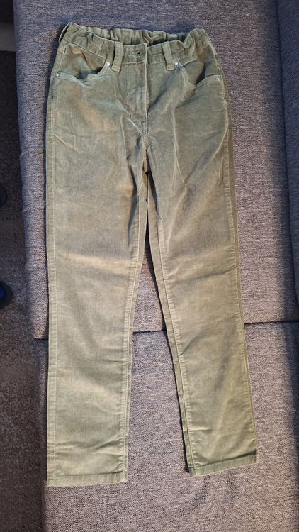Vertbaudet Mädchen Cordhose Weite - Pflaumenfarbe Größe 146/152