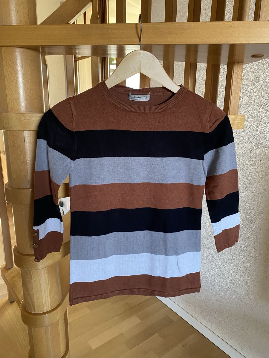 Stradivarius Pulls & Sweat-shirts: Pull Stradivarius Rayures Marron, Taille S – D'occasion à Aigle par Celina28