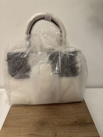 Handtasche weiss mit Henkel neu in Originalverpackung