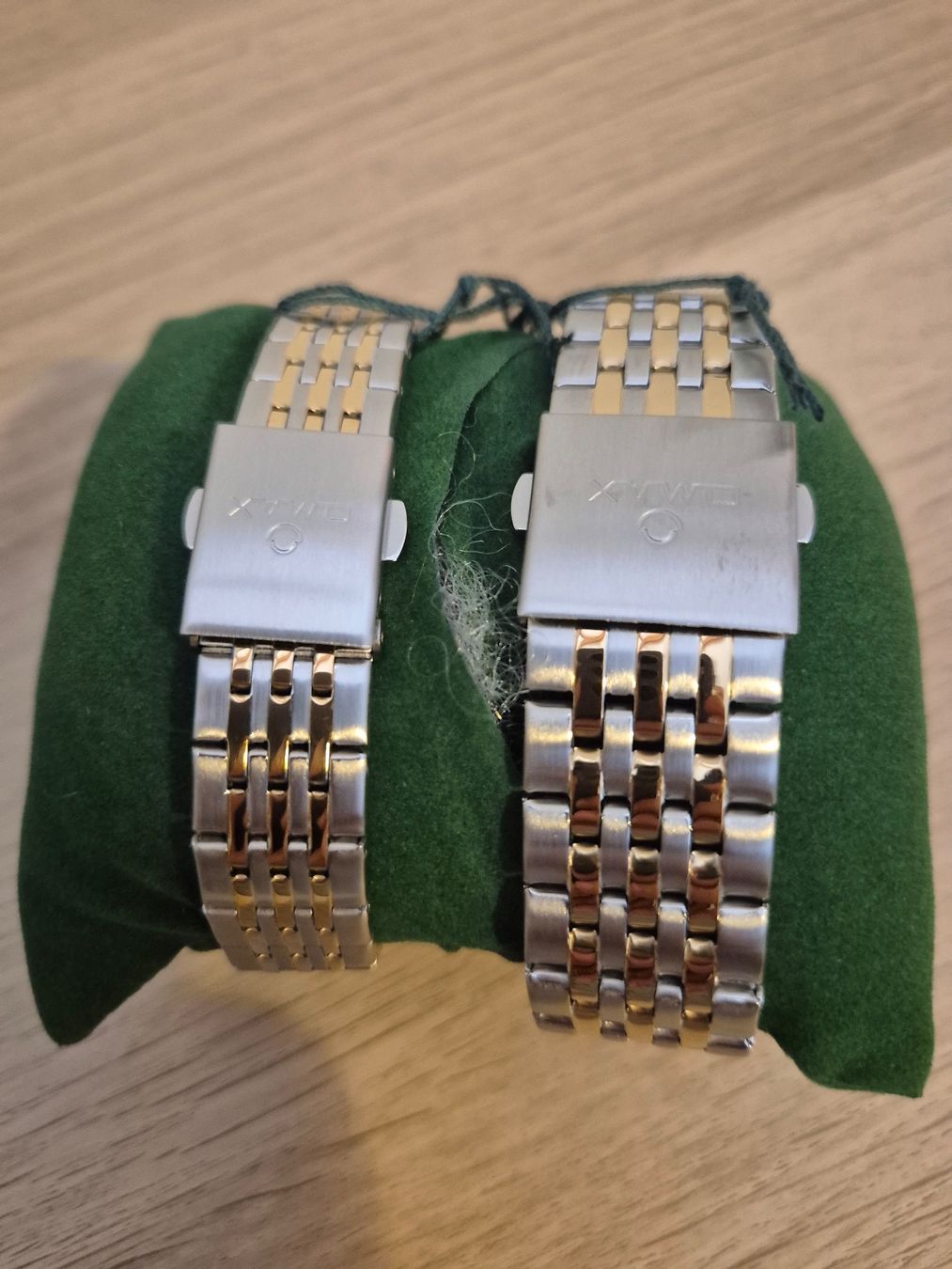 Orologi: OMAX Partneruhrenset bicolor / grün – Nuovo e nell'imballaggio originale da Zürich venduto da zah_967f 3