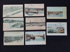 Schifffahrt ,Lot Schiffe, alle Ludwigshafen ,gelaufen1901/02