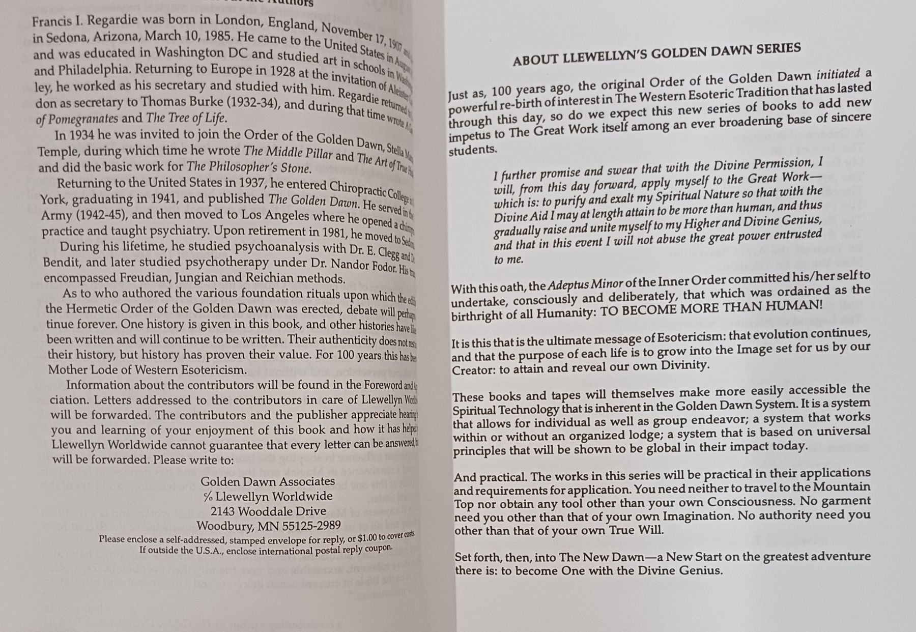 Libri: The golden Dawn Buch auf englisch – Usato da Merenschwand venduto da Brockinell 3