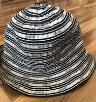 Armani Bucket Hat schwarz/weiss Muster Grösse 58