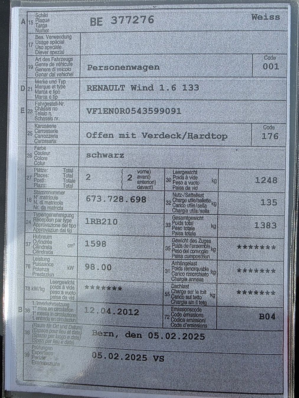 Renault Automobili: Renault Wind 1.6 – Usato da Wiler b.Utzenstorf venduto da Rufus_12 6