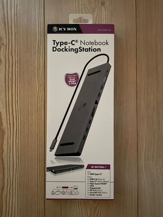 Notebook Docking Station, Type C (Neu und originalverpackt) in ...