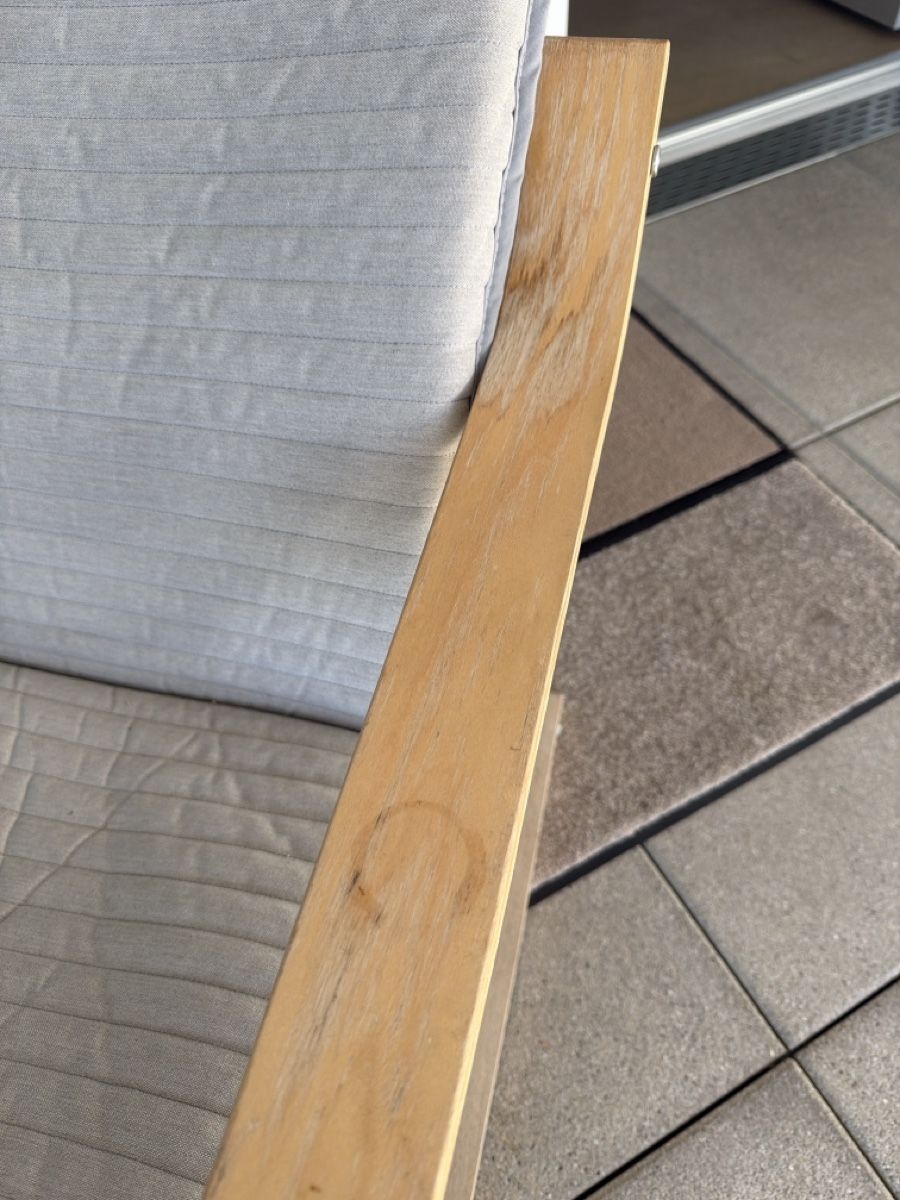 Ikea Poltrone: Sessel mit Polster hellgrau – Usato da Dübendorf venduto da elem17 3