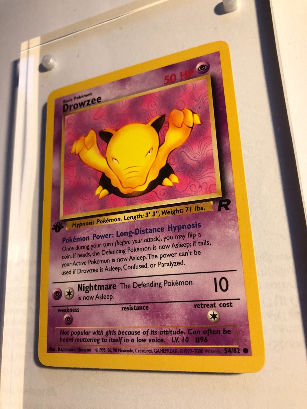 Sammelbilder & Trading cards: Drowzee 1st Team Rocket - MINT - ab 1.- – Gebraucht aus Giubiasco von dan_pr8b 2