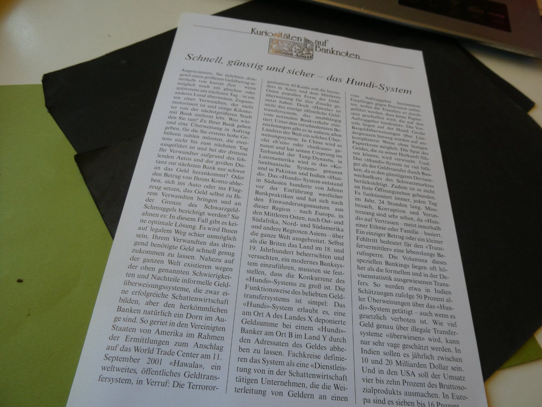 Billets de banque: Ersatzgeld "Hundi-System" – D'occasion à Hinterforst par Rohusri 2