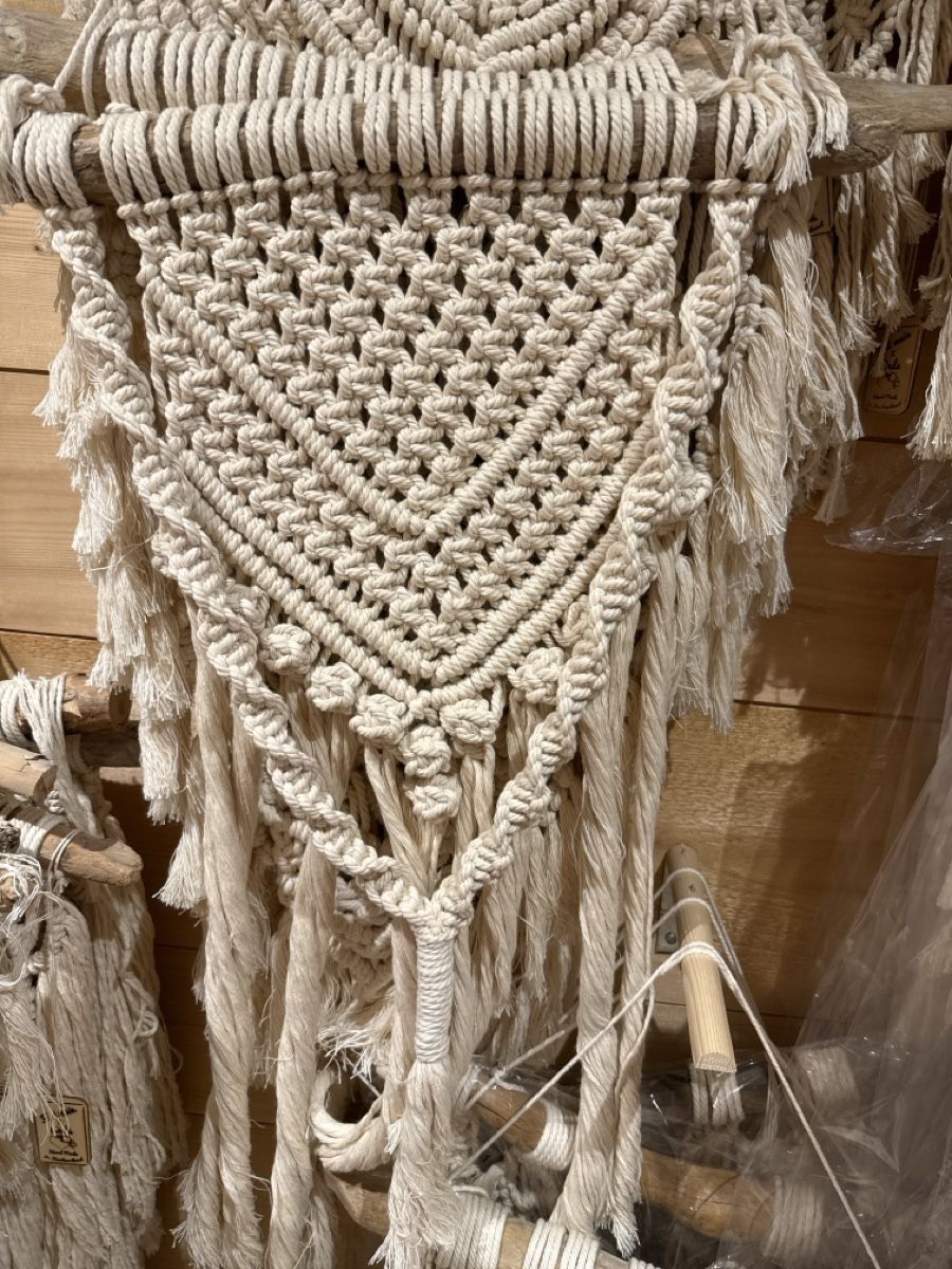 Toutes les décorations: Macrame Wall Hanging Driftwood Boho Chic – Neuf (Voir description) à Neirivue par naz_z28w 7