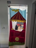 Türvorhang Zirkus, Kasperli, mit Figuren