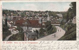 St.Gallen- St.Georgenstrasse-Bahnpost-Balkenstempel St.Fiden
