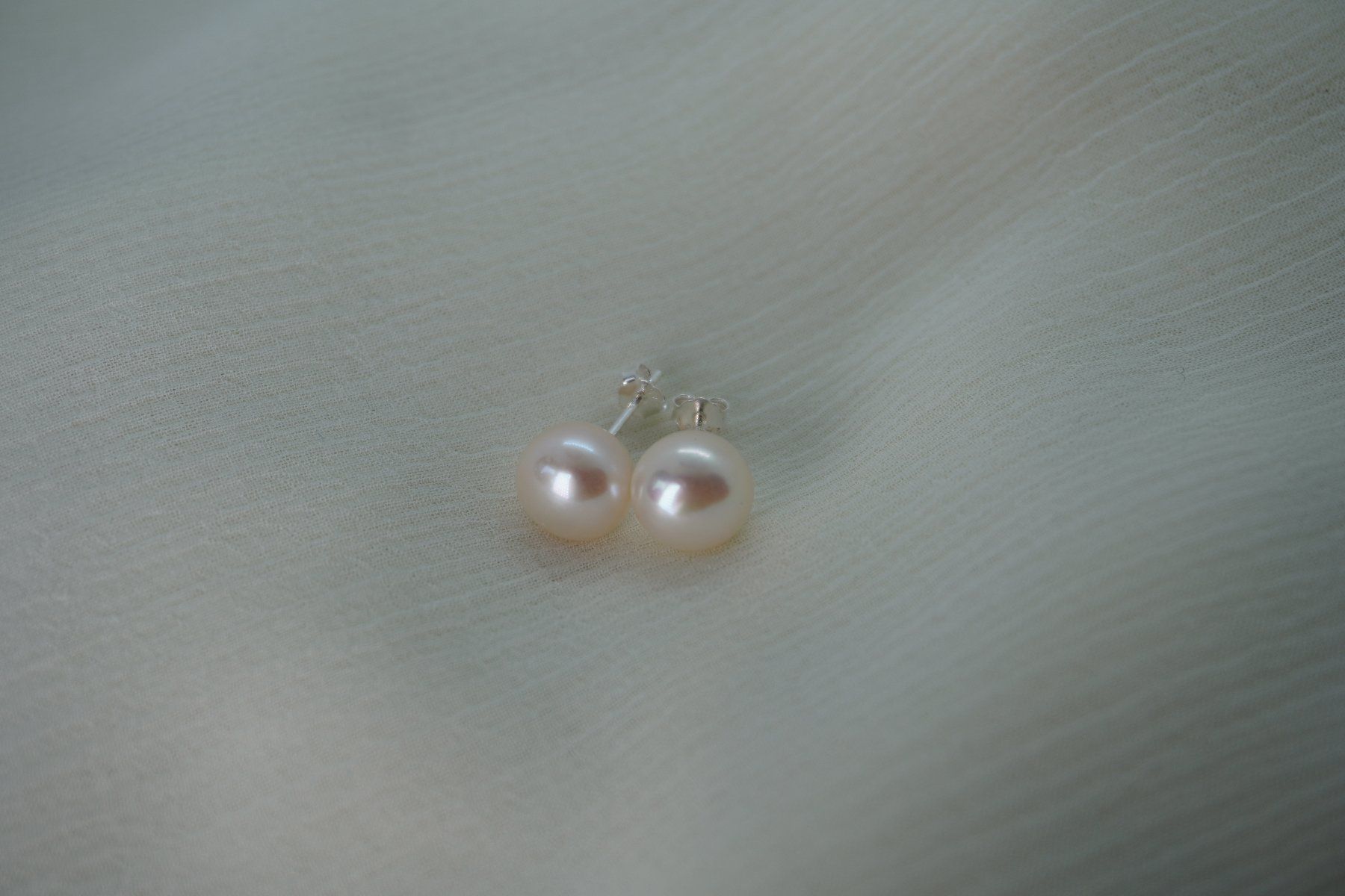 Orecchini pendenti & Orecchini a lobo: Echte Perlenohringe Stecker 8mm – Nuovo (secondo la descrizione) da Niederbüren venduto da Fidi5 2