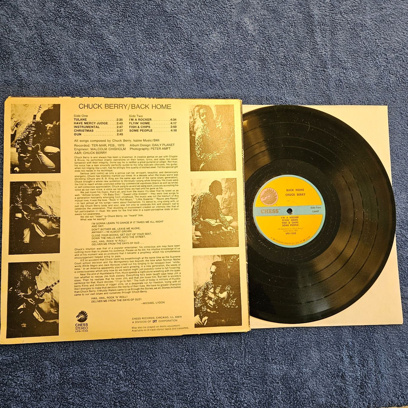 Dischi in vinile: Chuck Berry orginal LP USA "Back Home" – Usato da Gunzwil venduto da Charro03 1