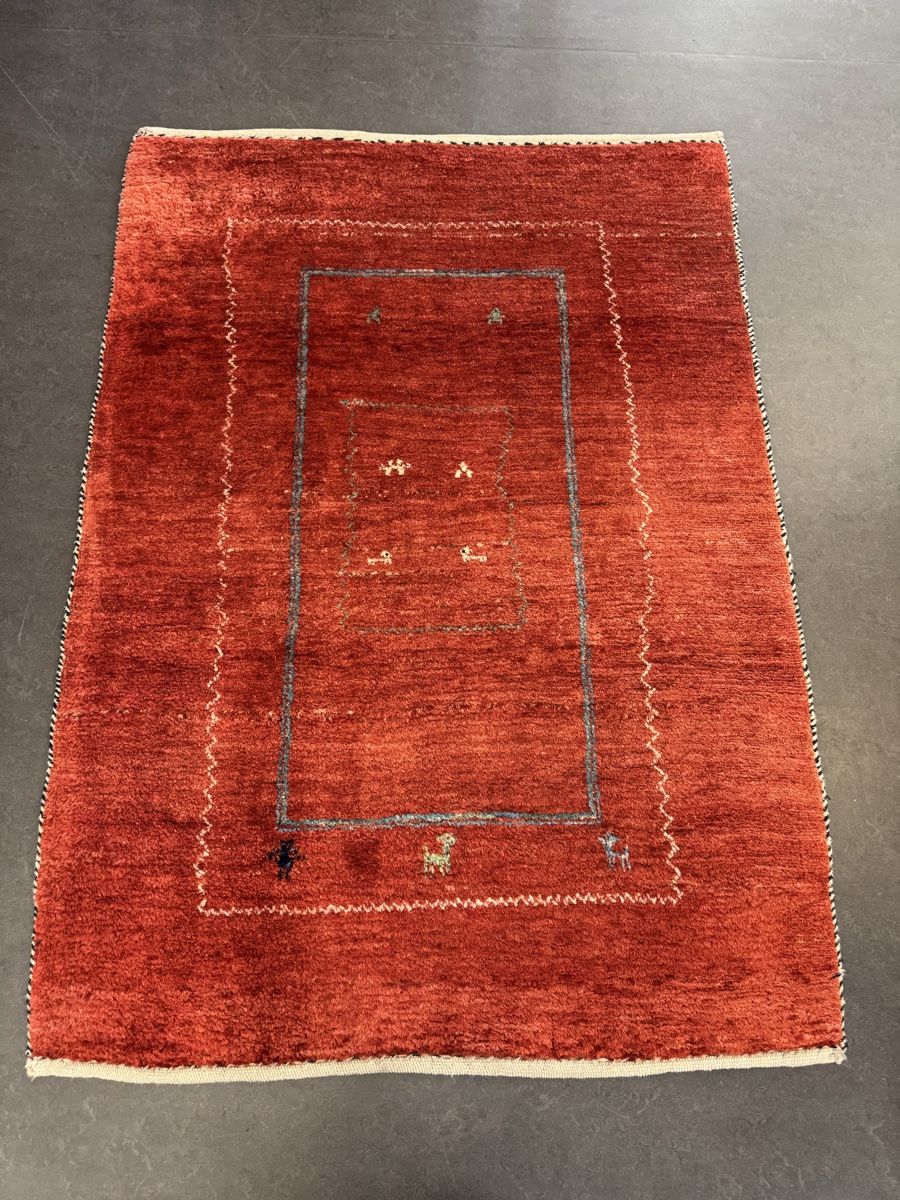 Tappeti: Orientteppich Gabbeh rot – Nuovo (secondo la descrizione) da Liestal venduto da galerie_nategh 8