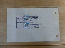 Basel, Schiffahrt, Rheinschiffahrtsamt des Kantons Basel1950