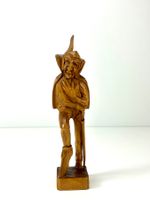 MEPHISTOPHELES Holzfigur handgeschnitzt Monogramm ML