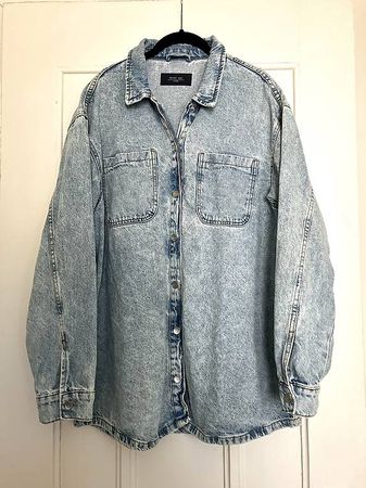 Jeanshemd / leichte Jeansjacke / Shacket von Noisy May, L